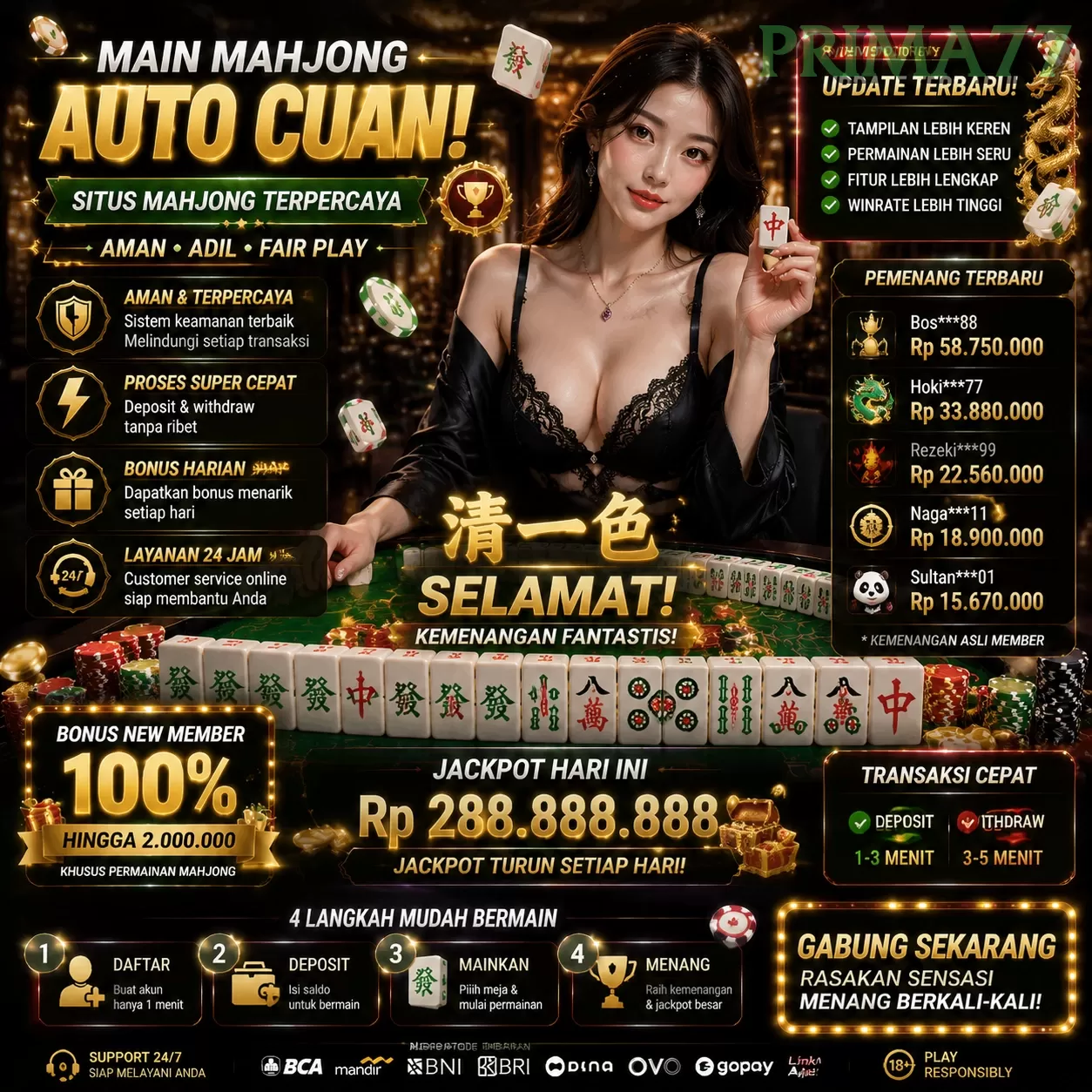 Slot Gacor idprima77 Setiap Hari